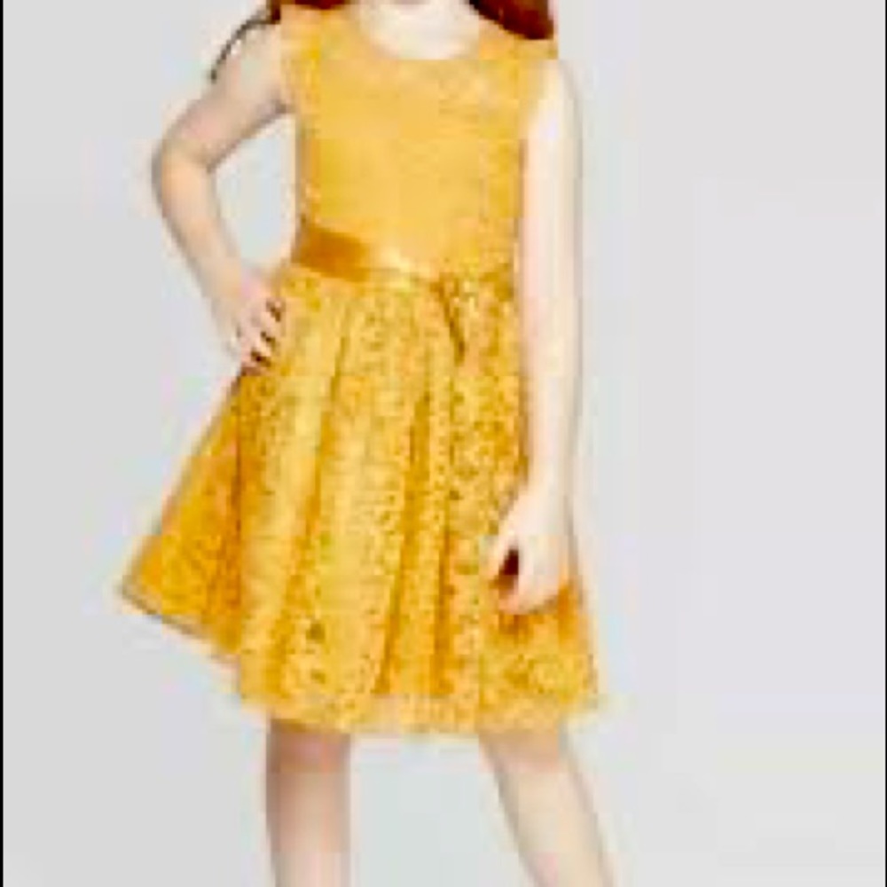 Zenzi Gold lace dress. Size XS.